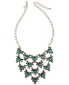 I.n.c. Gold-tone Crystal Cluster Statement Necklace, 18 + 3 Extender, Created For Macy's