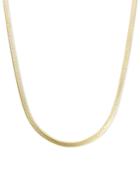 14k Gold Necklace, 20 Flat Herringbone Chain