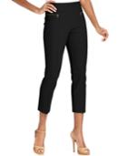 Style & Co. Petite Zip-pocket Pull-on Capri Pants