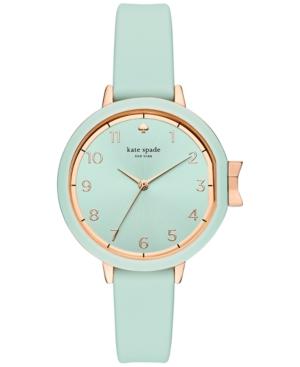 Kate Spade New York Women's Park Row Cirrus Blue Silicone Strap Watch 34mm Ksw1314
