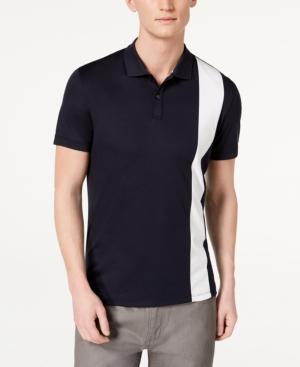Calvin Klein Men's Vertical Striped Polo