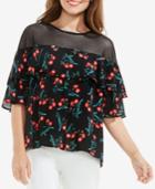 Vince Camuto Ruffled Illusion Top