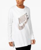 Nike Metallic Logo Top