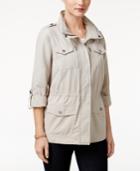 Style & Co Petite Utility Jacket, Only At Macy's