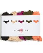 Cosabella Never Say Never Bootie Mid Rise Thong 5 Pack Nsnpk5341