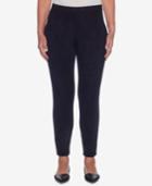 Alfred Dunner Jungle Love Side-zip Slim Pants