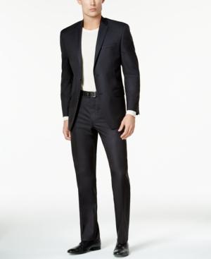 Marc New York By Andrew Marc Men's Classic-fit Burgundy Suit