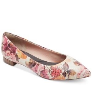 Rockport Women's Total Motion Adelyn Pointed-toe Flats Women's Shoes