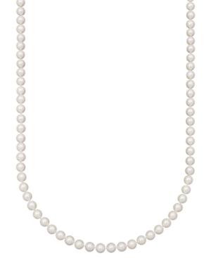 Belle De Mer Pearl Necklace, 20" 14k Gold Aa Akoya Cultured Pearl Strand (7-7-1/2mm)