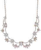 Kate Spade New York Rose Gold-plated Crystal Scalloped Collar Necklace