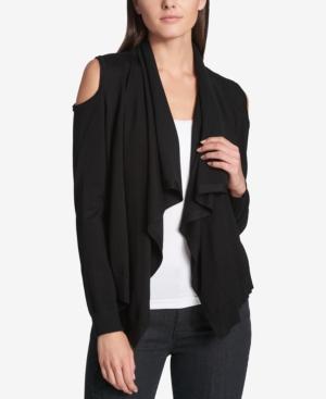 Dkny Cold-shoulder Cardigan