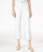 Style & Co. Petite Studded Cropped Capri Pants, Only At Macy's