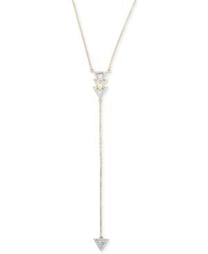 Diamond Arrow Lariat Necklace (1/6 Ct. T.w.) In 14k Gold