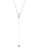 Diamond Arrow Lariat Necklace (1/6 Ct. T.w.) In 14k Gold