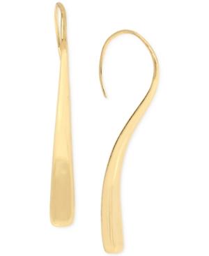 Robert Lee Morris Soho Gold-tone Sculptured Threader Earrings
