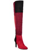 Rialto Carpio Colorblocked Over-the-knee Boots Women's Shoes