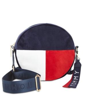 Tommy Hilfiger Isa Circle Velvet Crossbody