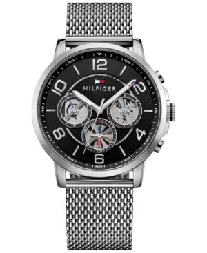 Tommy Hilfiger Men's Sophisticated Sport Stainless Steel Mesh Bracelet Watch 44mm 1791292