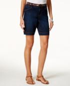 Lee Platinum Classic-fit Belted Bella Wash Shorts
