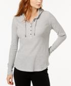 Tommy Hilfiger Sport Hooded Henley Top, A Macy's Exclusive Style