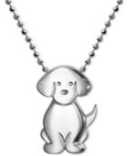 Little Dog Zodiac Pendant Necklace In Sterling Silver