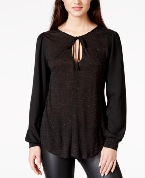 Sanctuary Edendale Metallic Contrast Top