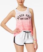 Material Girl Active Juniors' Strappy-back Tank Top, Created For Macy's