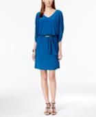 Style & Co. Belted Blouson Dress, Only At Macy's