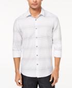 Alfani Men's Ombre Broken-stripe Shirt, Created For Macy's