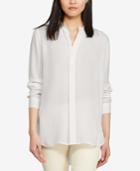 Polo Ralph Lauren Banded-collar Silk Shirt