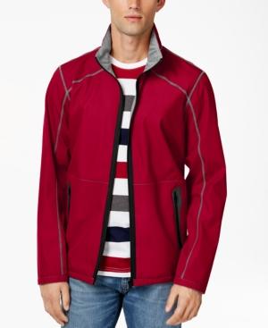 Point Zero Men's Reversible Full-zip Weatherproof Stand-collar Jacket