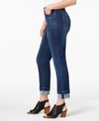 Style & Co Cuffed-hem Straight-leg Jeans, Created For Macy's