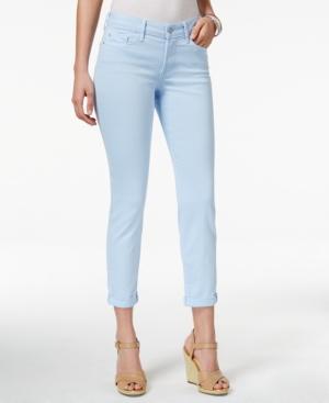 Nydj Petite Blue Wash Cropped Jeans