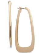 Nine West Geometric 1-1/2 Hoop Earrings