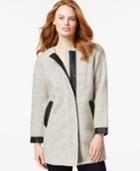 Calvin Klein Jeans Marled Long-sleeve Coat