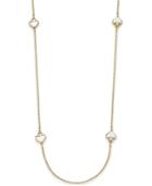 Kate Spade New York Signature Spade Gold-tone Imitation Mother-of-pearl Station Necklace