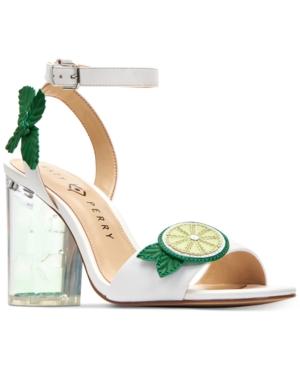 Katy Perry Rita Mojito City Lucite Heel Sandals Women's Shoes