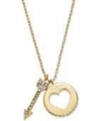 Kate Spade New York 12k Gold-plated Pave Double Pendant Necklace