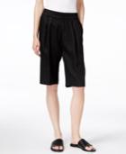 Eileen Fisher Relaxed-fit Pull-on Bermuda Shorts
