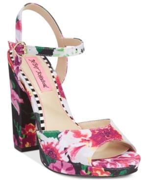 Betsey Johnson Isla Two-piece Platform Sandals Women's Shoes