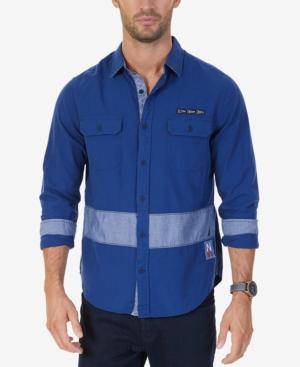Nautica Men's Slim-fit Heritage Sailing Shirt