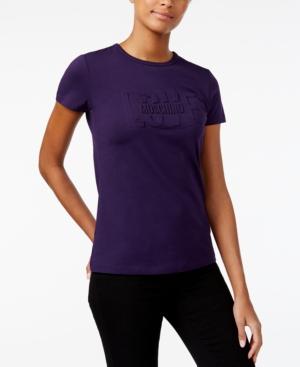 Love Moschino Embossed Graphic T-shirt