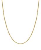 Box Link 16 Chain Necklace (0.5mm) In 18k Gold