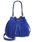 Patricia Nash Suede Fringe Elisa Bucket Bag