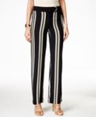 Vince Camuto Striped Wide-leg Pants