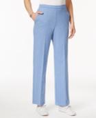 Alfred Dunner Petite Long Weekends Pull-on Pants