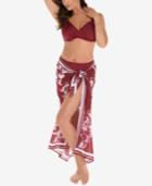 Miraclesuit Hibiskiss Printed Pareo Cover-up Women's Swimsuit