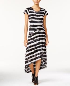 Kensie Striped T-shirt Maxi Dress
