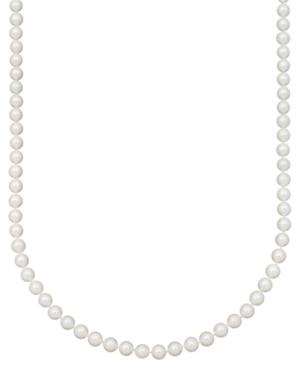 "belle De Mer Pearl Necklace, 24"" 14k Gold A+ Akoya Cultured Pearl Strand (7-7-1/2mm)"