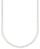 "belle De Mer Pearl Necklace, 24"" 14k Gold A+ Akoya Cultured Pearl Strand (7-7-1/2mm)"